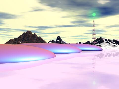 New Darien on a rare sunny day