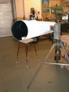 The finished telescope and mount
