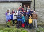 Another shot of the group outside the bod