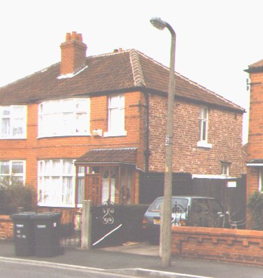 View of 68 Victoria Road, Manchester, England.