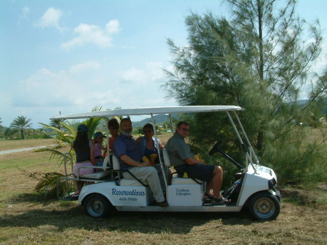 Transport to the airfield.