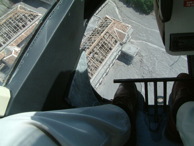 Plymouth, the abandoned ash-covered former capital of Montserrat.