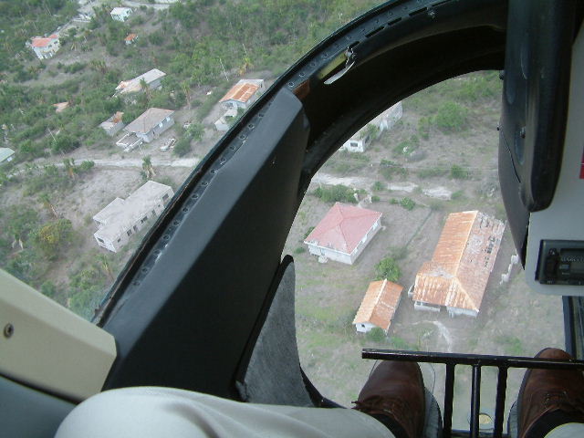 Plymouth, the abandoned ash-covered former capital of Montserrat.