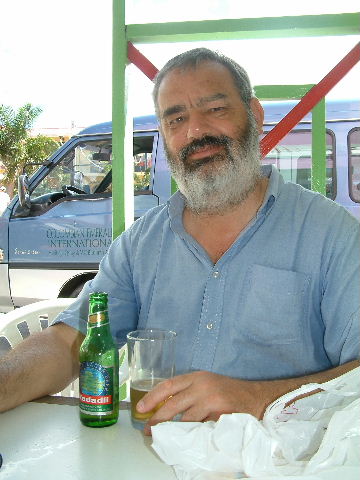 A local Wadadli beer at the Heritage Hotel, St Johns.