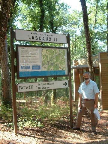 The caves at Lascaux.  No photography is allowed inside.