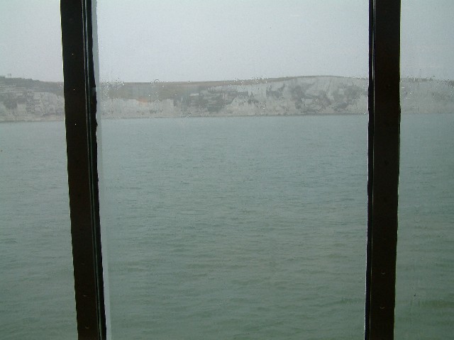 The white cliffs of Dover.