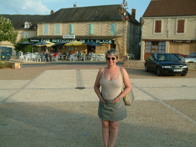 Cafe de la Place, Salignac.