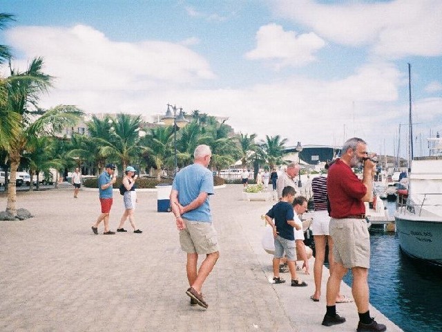 Puerto Calero.  Submarine base.