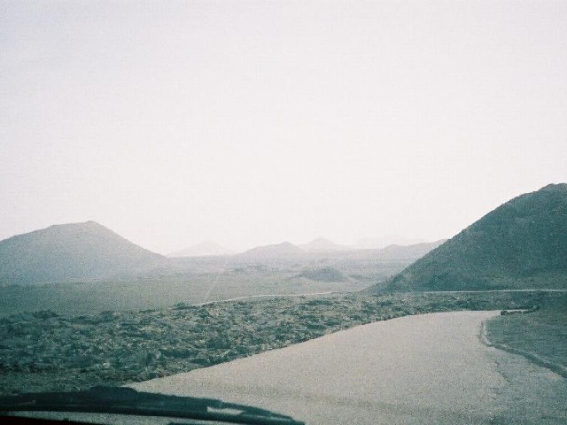 Barren landscape nearly three centuries after the volcanic eruption.