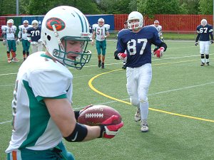 Richard Green catches for a touchdown